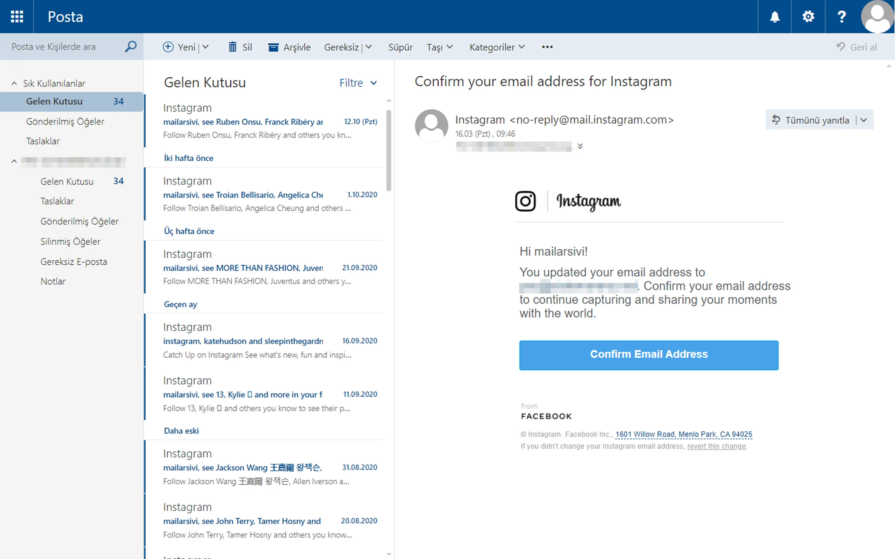 Anti-Spam Kontrol Paneli Arayüzü